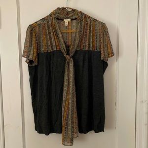 Anthropology “Tiny” shirt with long tie.